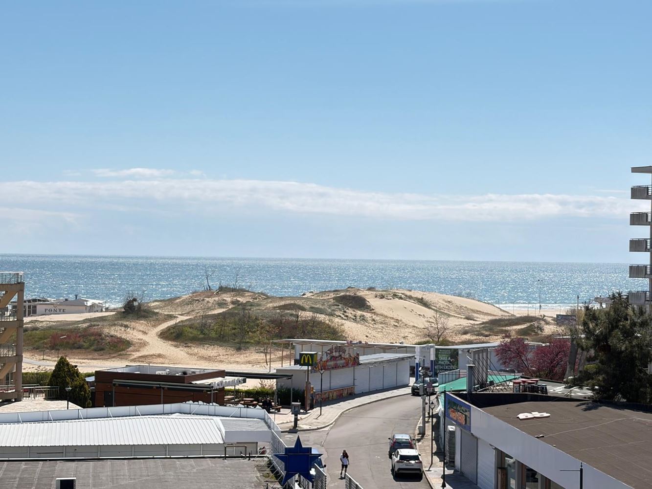  Luksusowy apartament z dwiema sypialniami i widokiem na morze, 100 metrów od plaży w Słonecznym Brzegu