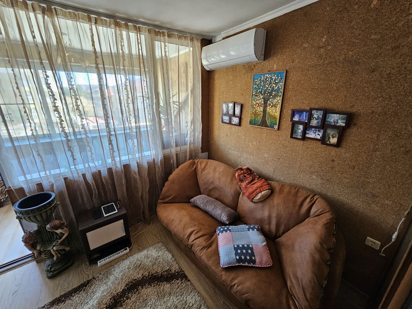 Studio z widokiem na morze w Świętym Własie – z miejscem parkingowym i bez opłaty za utrzymanie