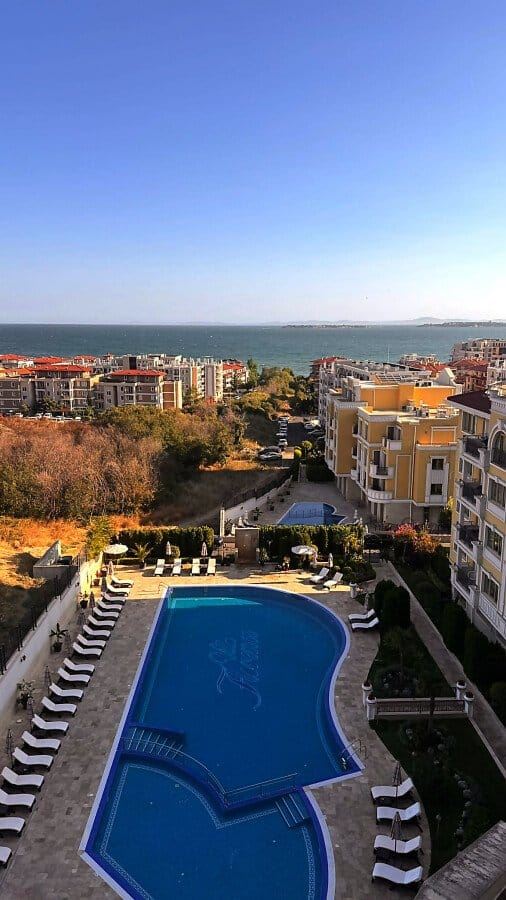 Luksusowy apartament z dwiema sypialniami i panoramicznymi widokami w Sveti Vlas