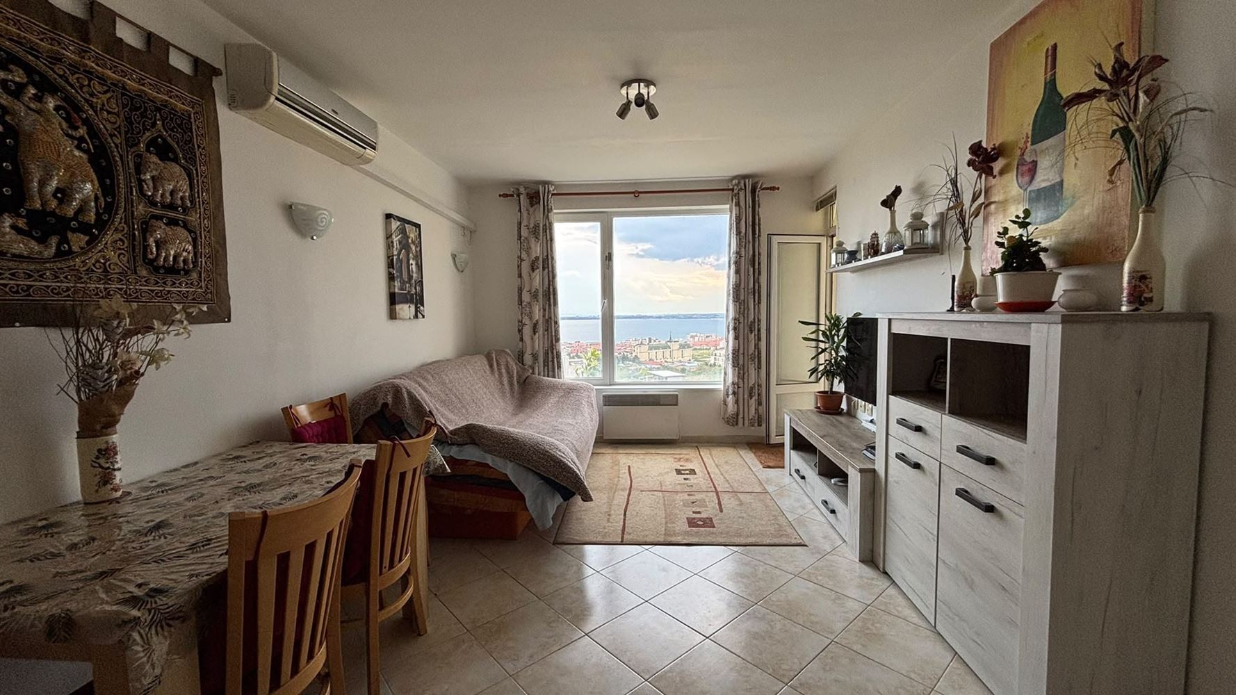 Apartament z jedną sypialnią z widokiem na morze w Sveti Vlas – bez opłaty za utrzymanie, z parkingiem, gotowy do zamieszkania