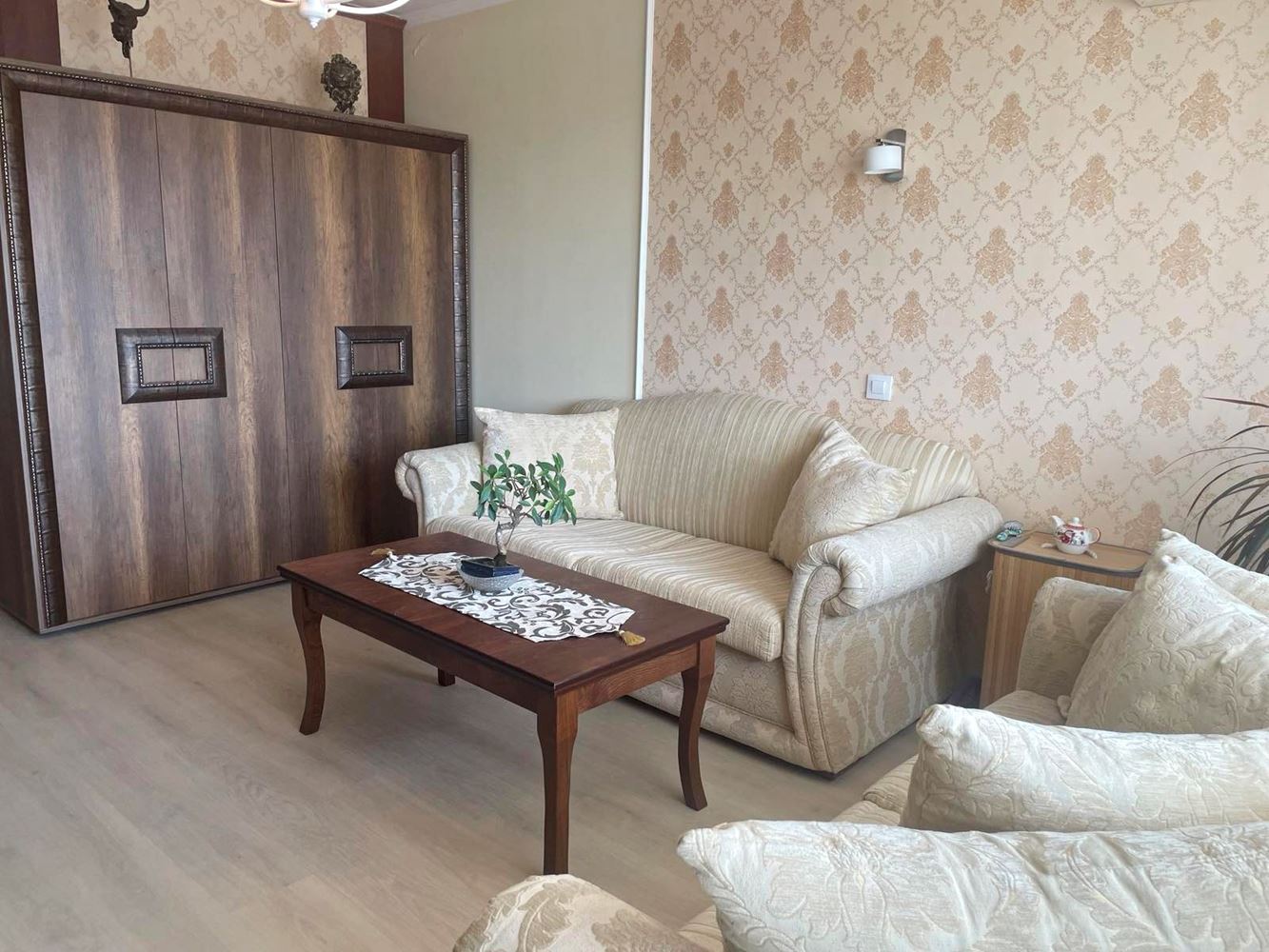 Przestronny apartament z dwiema sypialniami 100 metrów od plaży w Nesebyrze