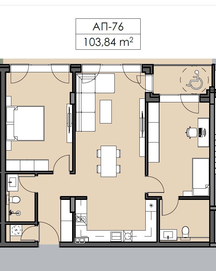 Panoramiczny apartament z dwiema sypialniami na ostatnim piętrze przy morzu w Nesebyrze – przestrzeń, prestiż i wyjątkowa lokalizacja bez opłaty za utrzymanie