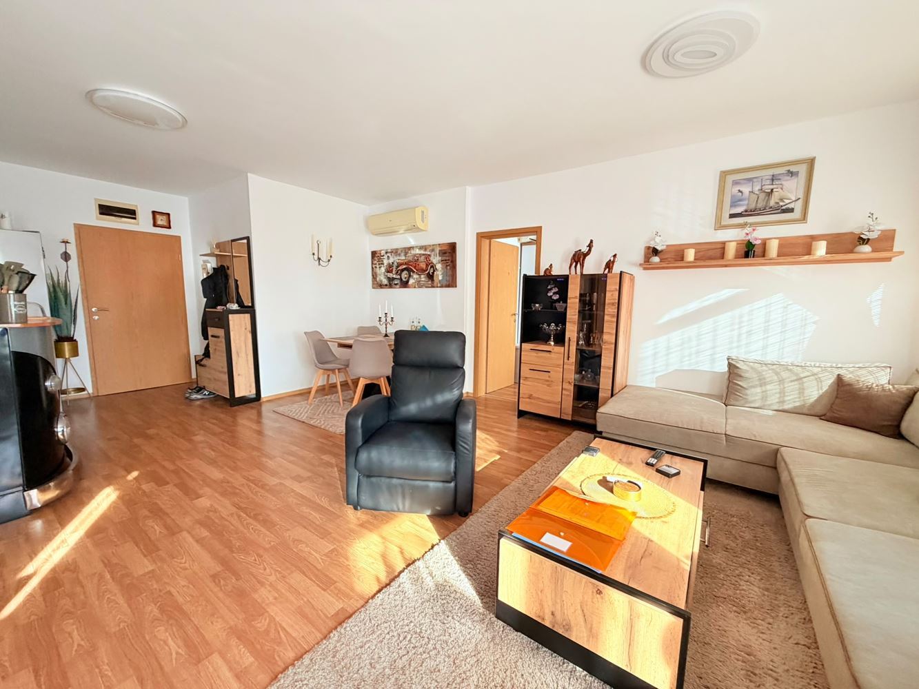 Luksusowy apartament z dwiema sypialniami i widokiem na basen w Aheloy – w pełni umeblowany i gotowy do zamieszkania