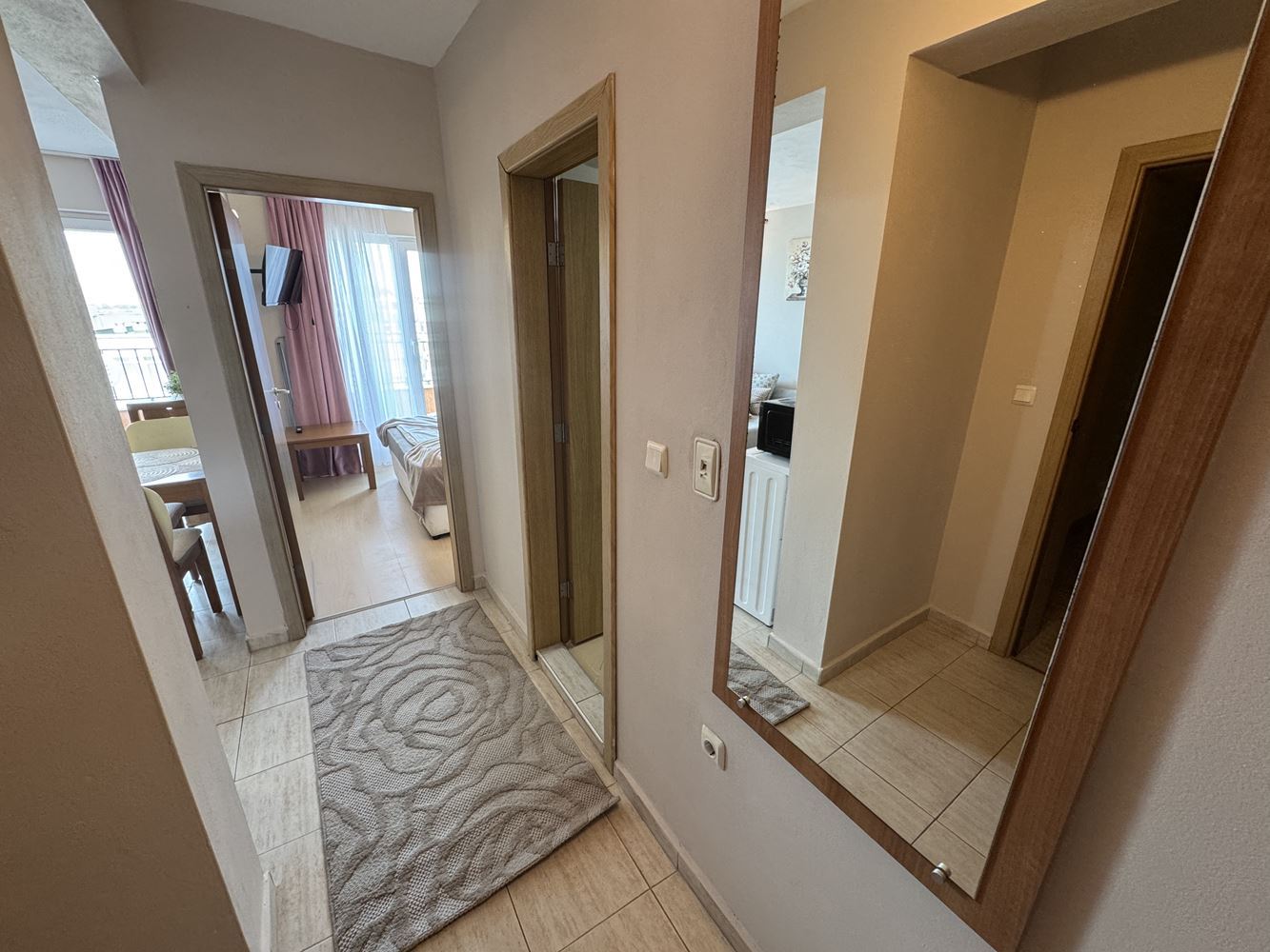 Apartament z jedną sypialnią i panoramicznym widokiem w sercu Słonecznego Brzegu