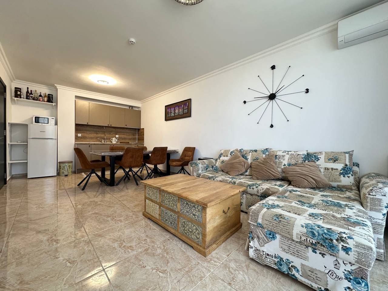 Apartament z dwiema sypialniami i widokiem na morze, 200 m od plaży w Świętym Własie