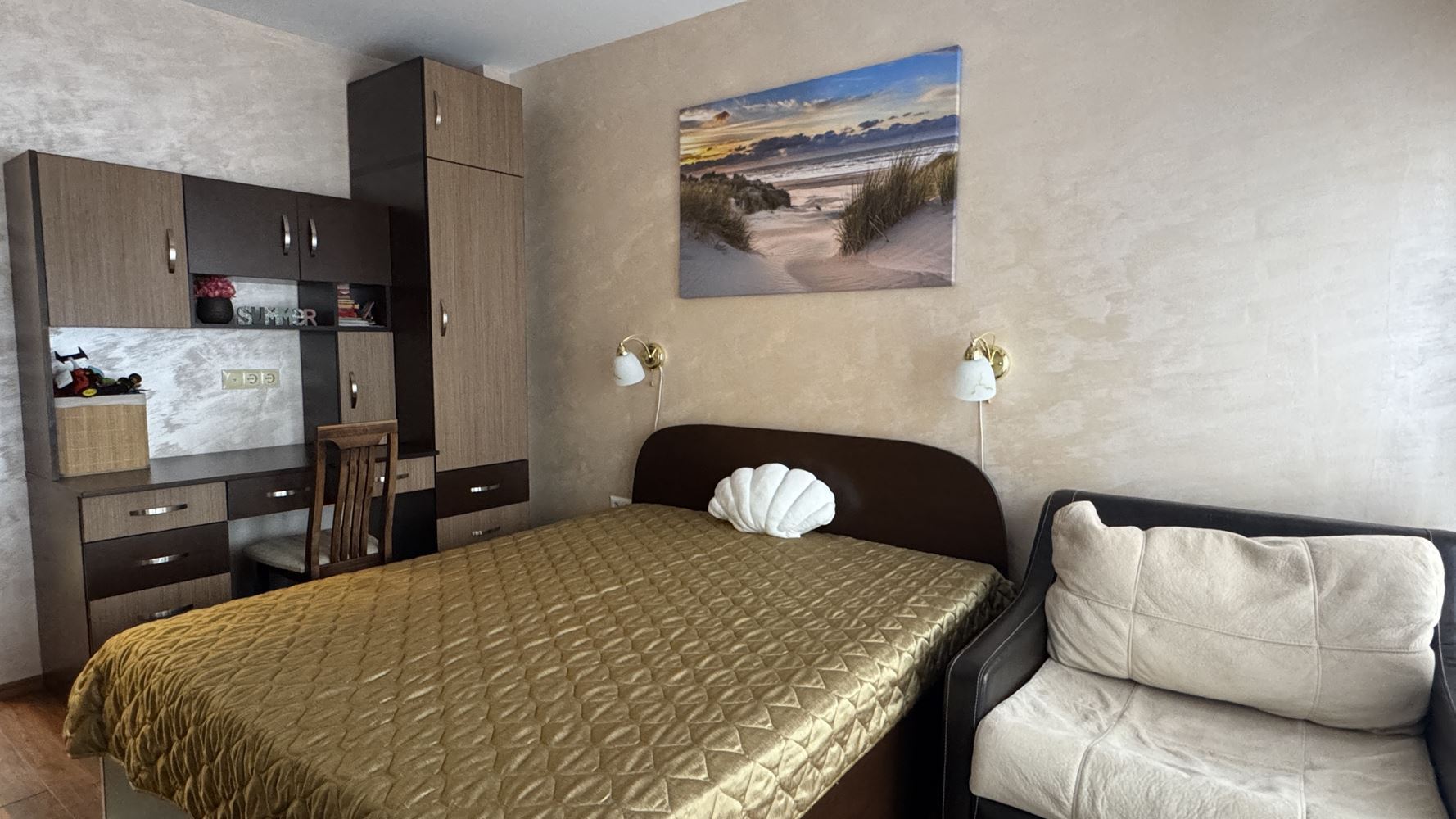 Apartament z jedną sypialnią w Starym Mieście w Pomorie – bez opłaty za utrzymanie, doskonała nieruchomość w malowniczej okolicy