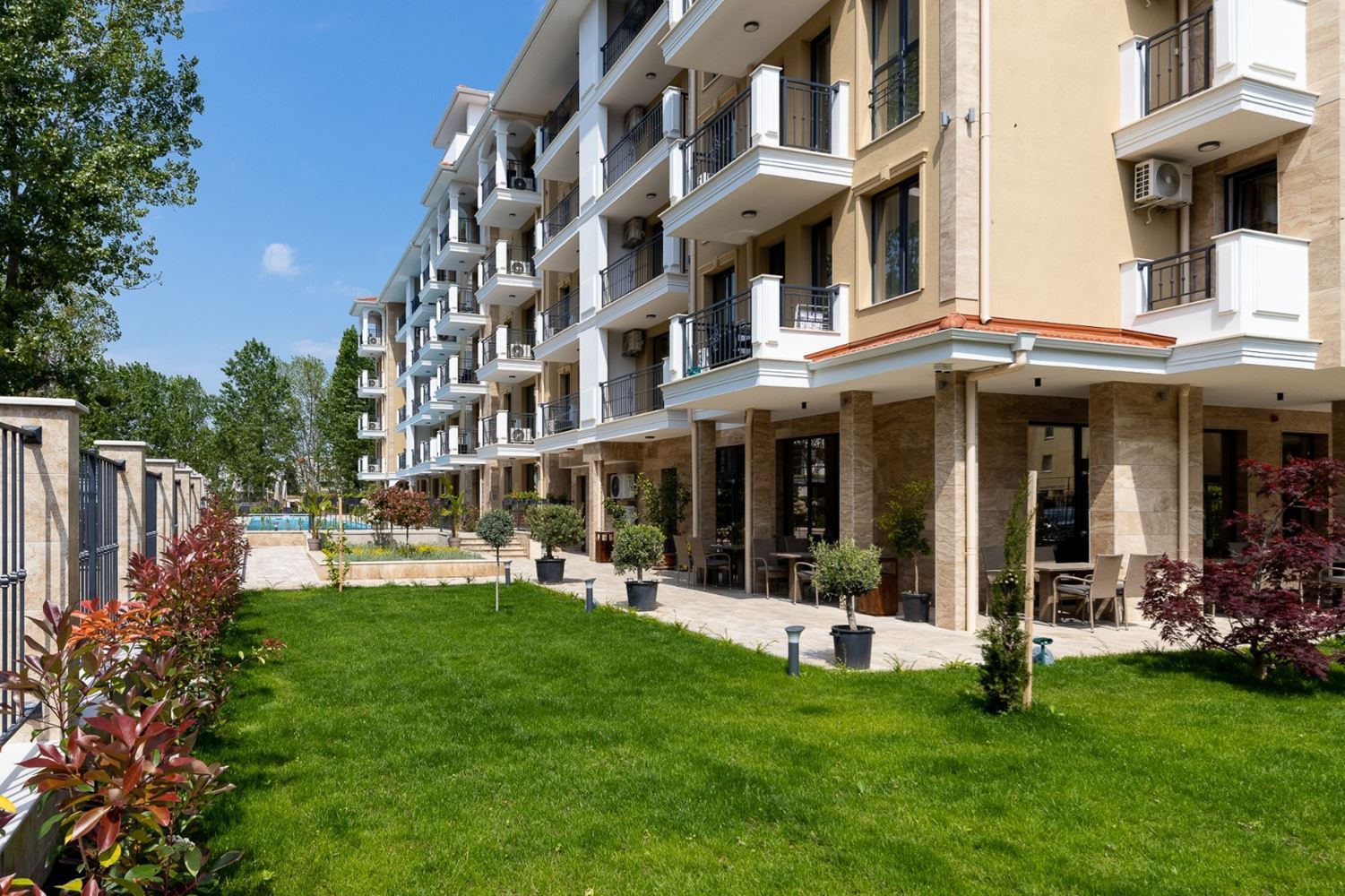 Luksusowe mieszkanie z jedną sypialnią 5 minut od plaży w centralnej części Słonecznego Brzegu