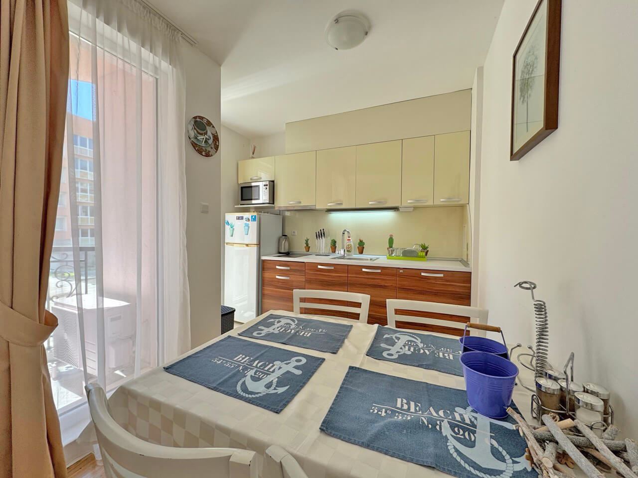 Elegancki apartament z jedną sypialnią z widokiem na basen w luksusowym kompleksie w Słonecznym Brzegu