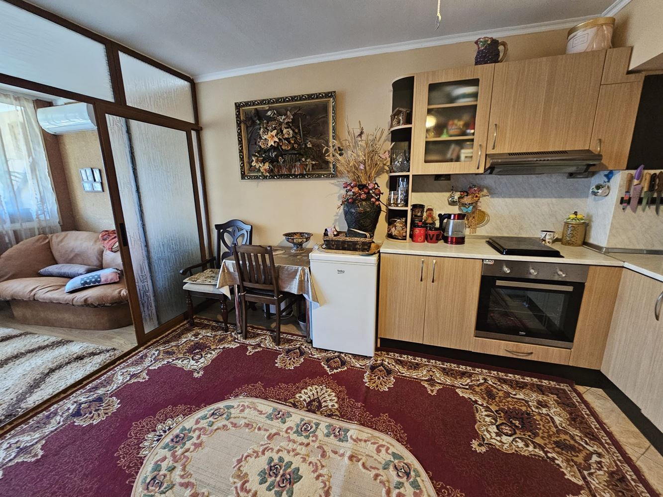 Studio z widokiem na morze w Świętym Własie – z miejscem parkingowym i bez opłaty za utrzymanie