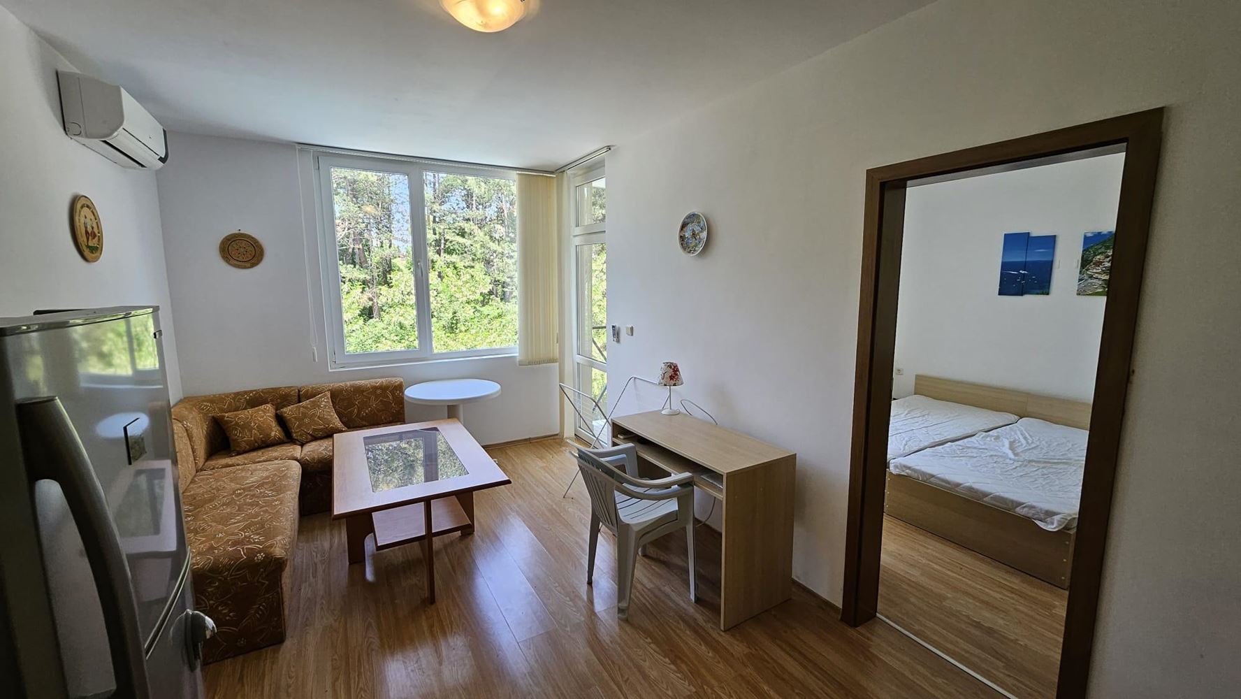 Przytulny apartament z jedną sypialnią w nowoczesnym kompleksie, 500 metrów od plaży w Słonecznym Brzegu