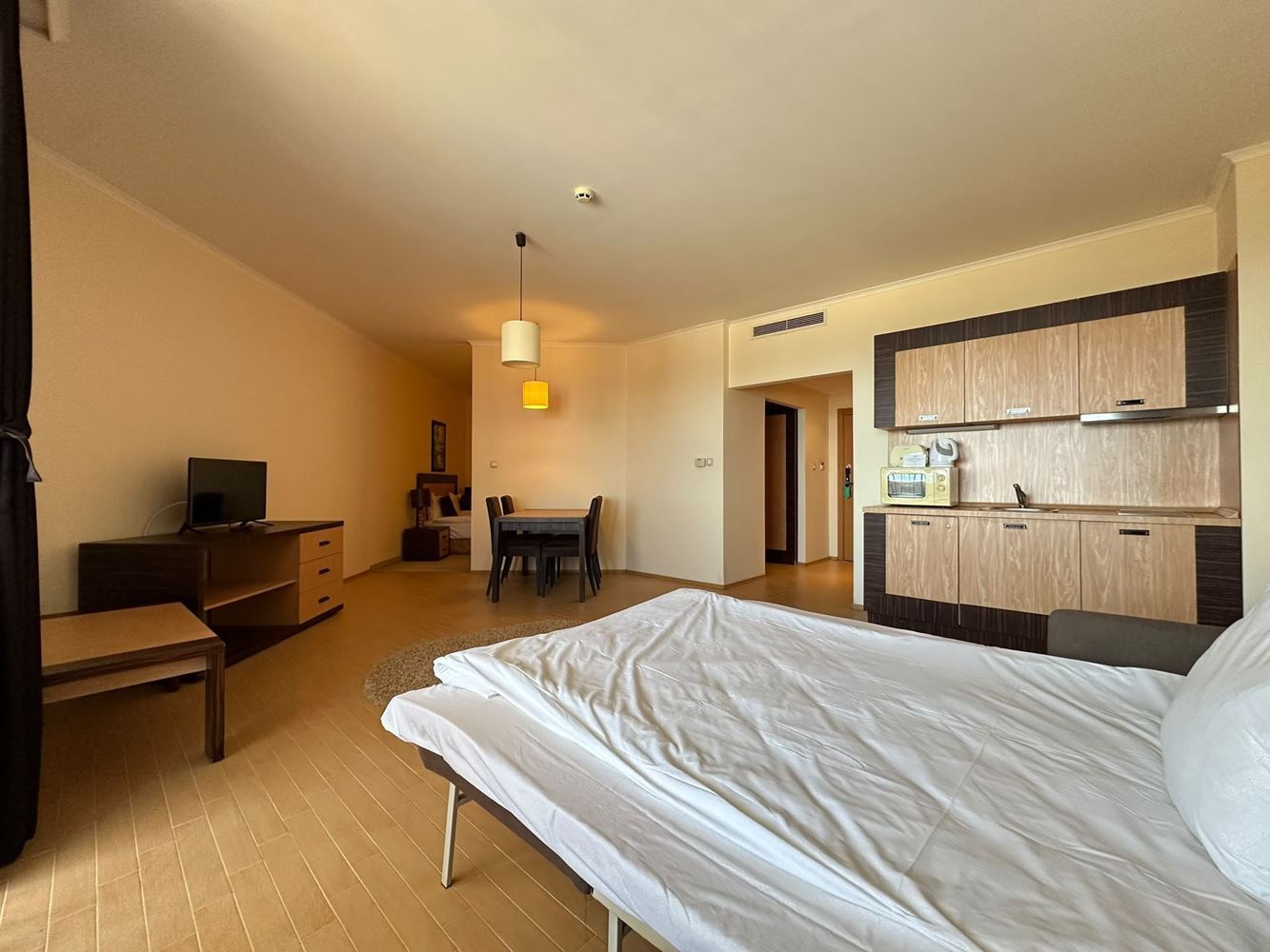 Apartament z imponującą panoramą morza w pierwszej linii w Słonecznym Brzegu