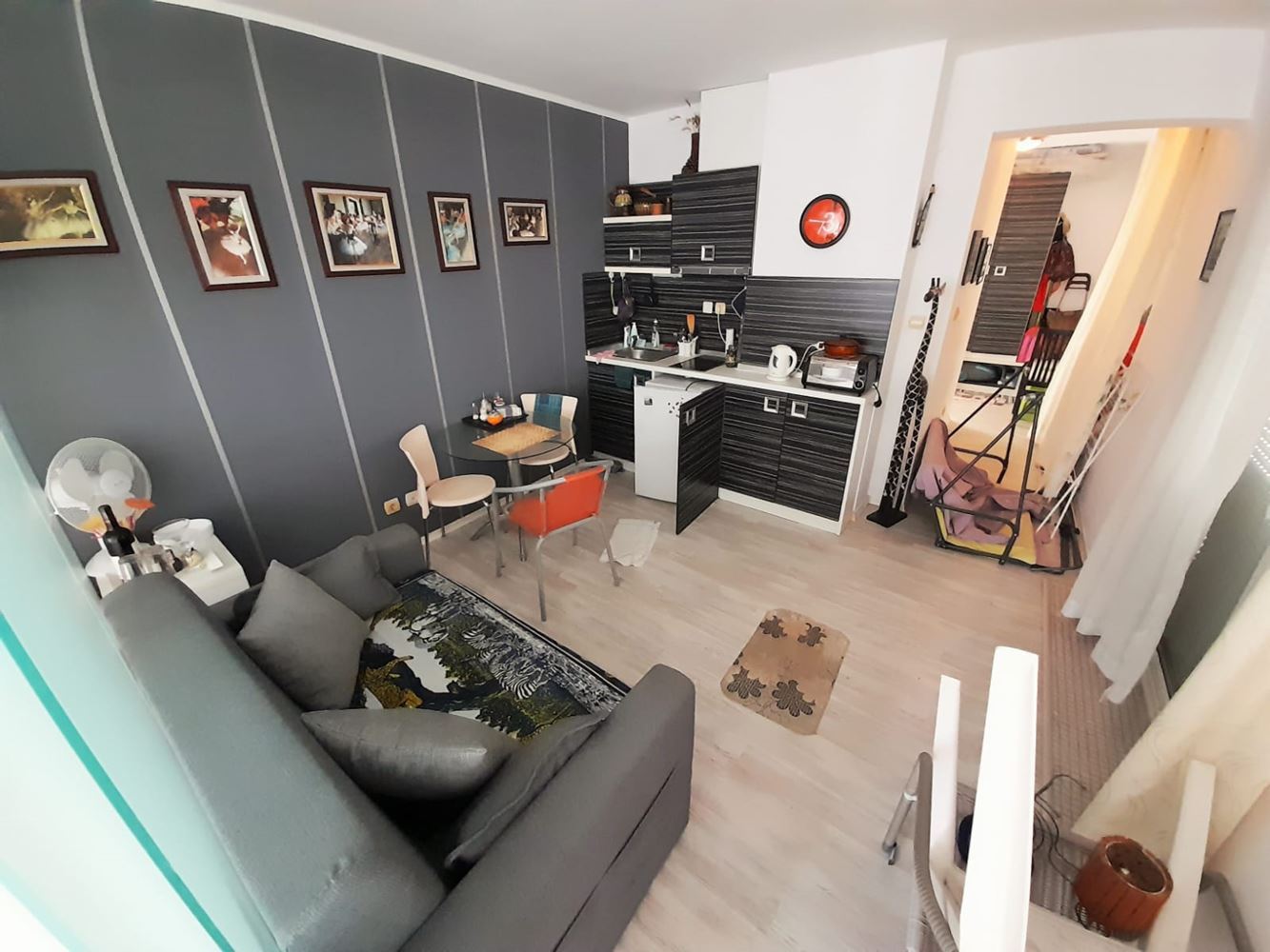 Przestronne studio z wydzielonymi strefami w prestiżowym kompleksie blisko Cacao Beach w Słonecznym Brzegu