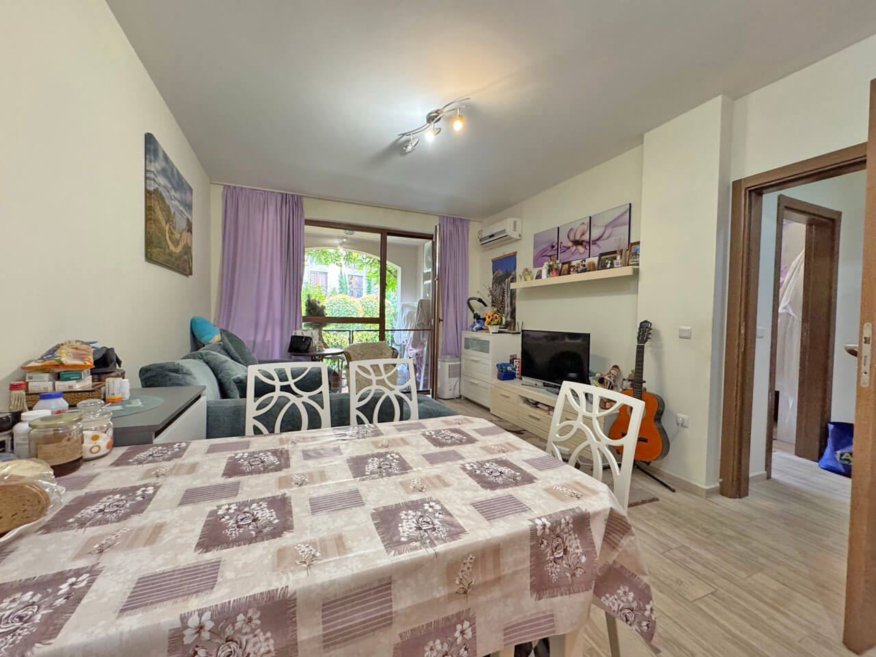 Luksusowy apartament z jedną sypialnią z widokiem na park w prestiżowym kompleksie w Słonecznym Brzegu