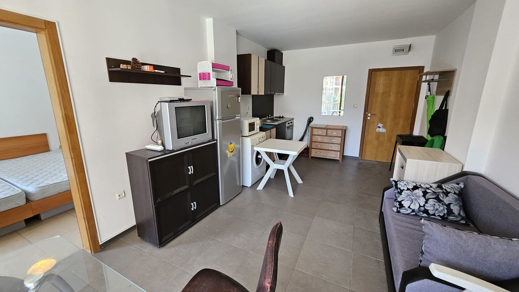Apartament w kompleksie w Słonecznym Brzegu z basenem, restauracją i niską opłatą za utrzymanie