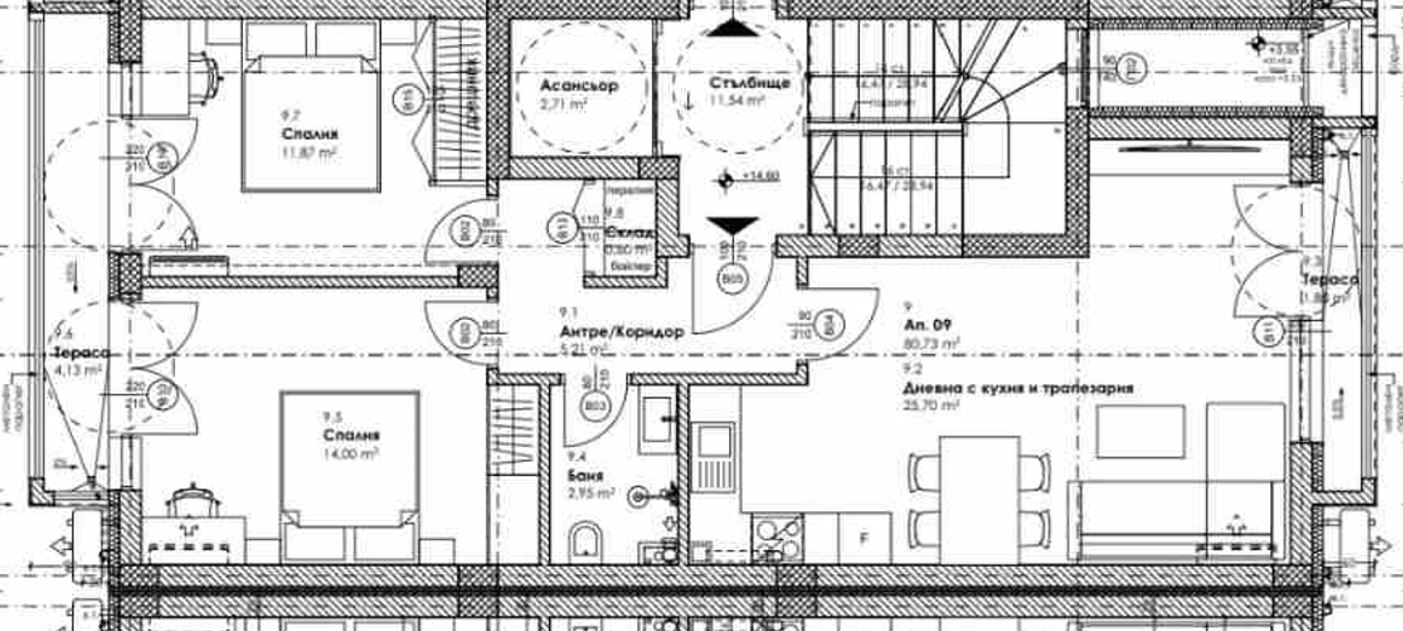 Dom z charakterem i perspektywą – mieszkanie z dwiema sypialniami w nowoczesnym budynku w Meden Rudnik, strefa B