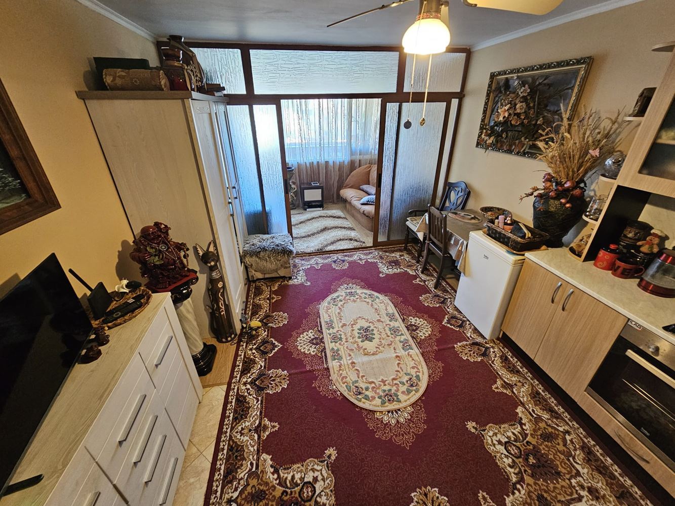 Studio z widokiem na morze w Świętym Własie – z miejscem parkingowym i bez opłaty za utrzymanie