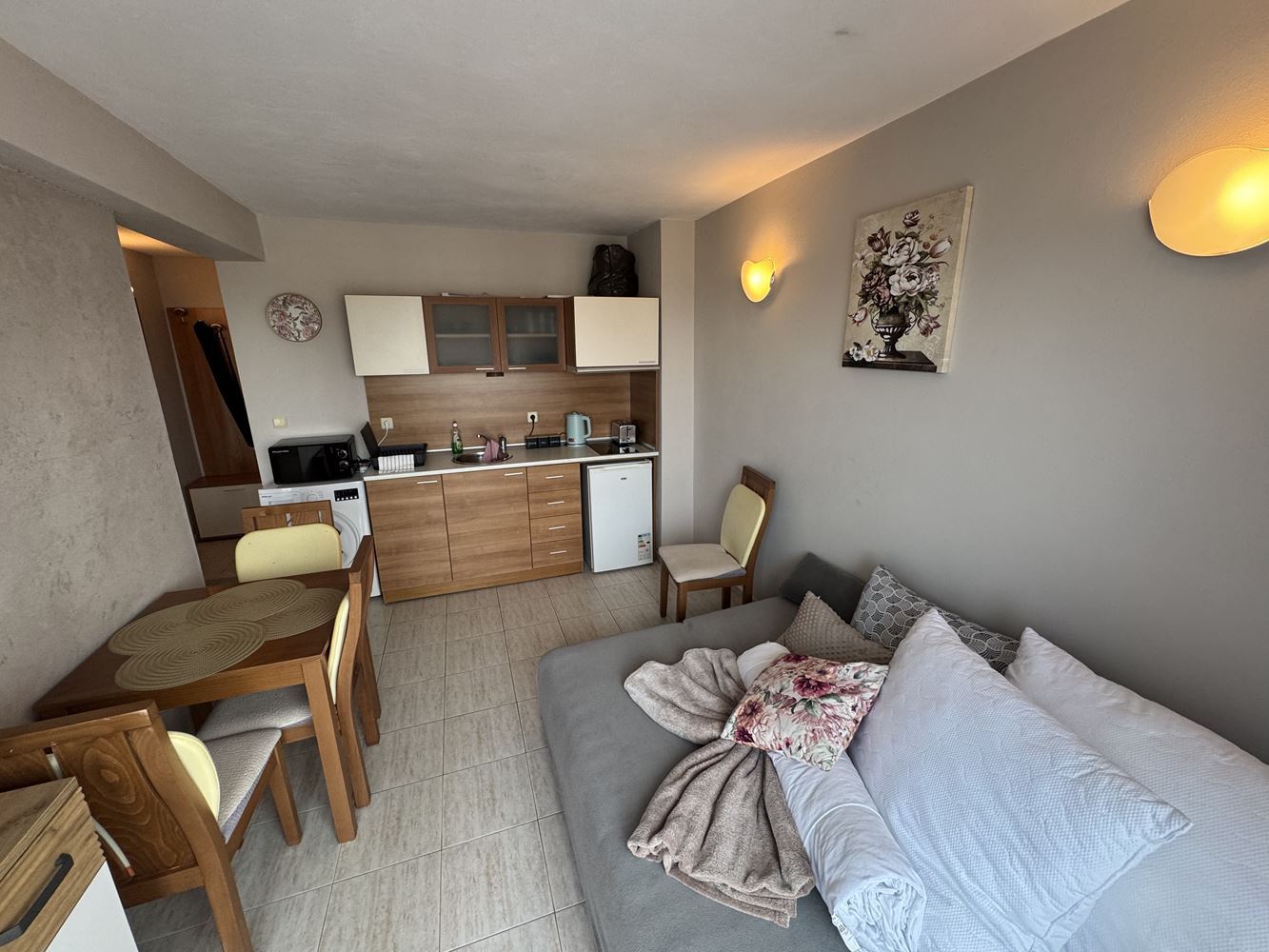 Apartament z jedną sypialnią i panoramicznym widokiem w sercu Słonecznego Brzegu