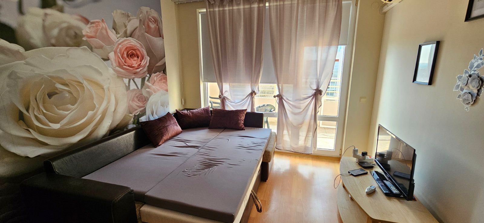  Stylowe studio z tarasem i doskonałymi udogodnieniami w Słonecznym Brzegu