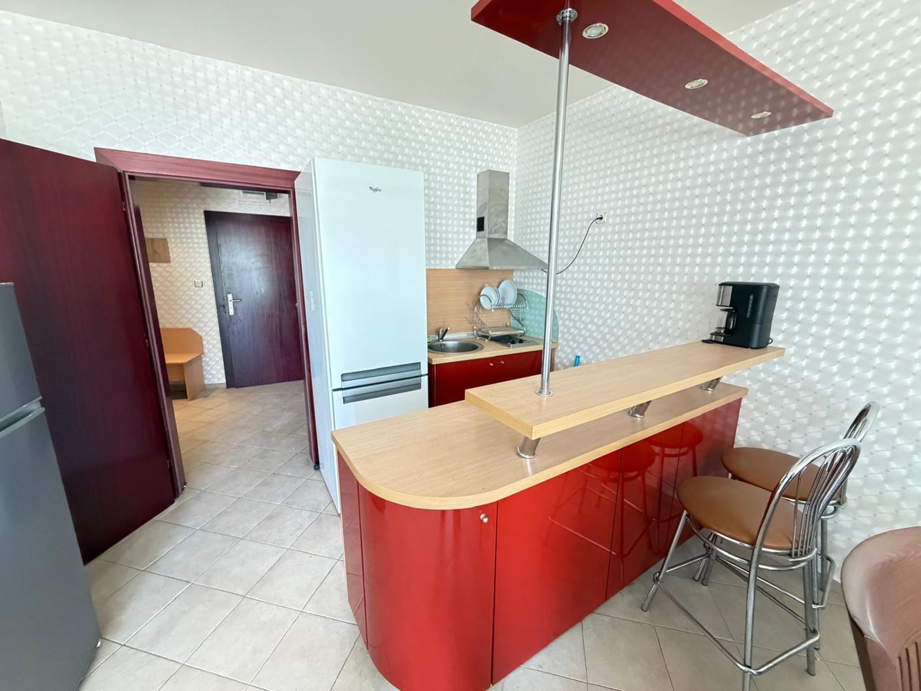  Luksusowy apartament z dwiema sypialniami i widokiem na morze, 100 metrów od plaży w Słonecznym Brzegu