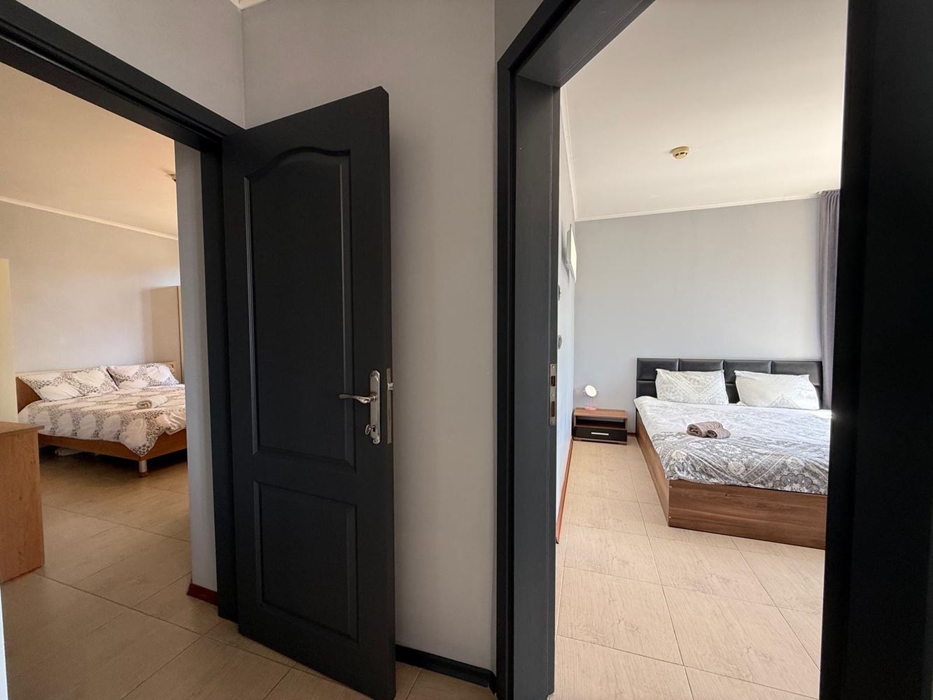 Przestronny apartament z dwiema sypialniami i pięknym widokiem w spokojnym kompleksie w pobliżu Słonecznego Brzegu