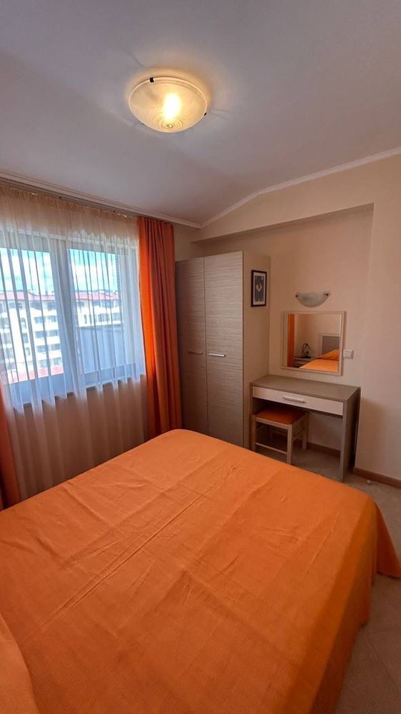 Panoramiczne mieszkanie z jedną sypialnią w kompleksie z basenami, SPA i ogromnym zielonym ogrodem w Słonecznym Brzegu