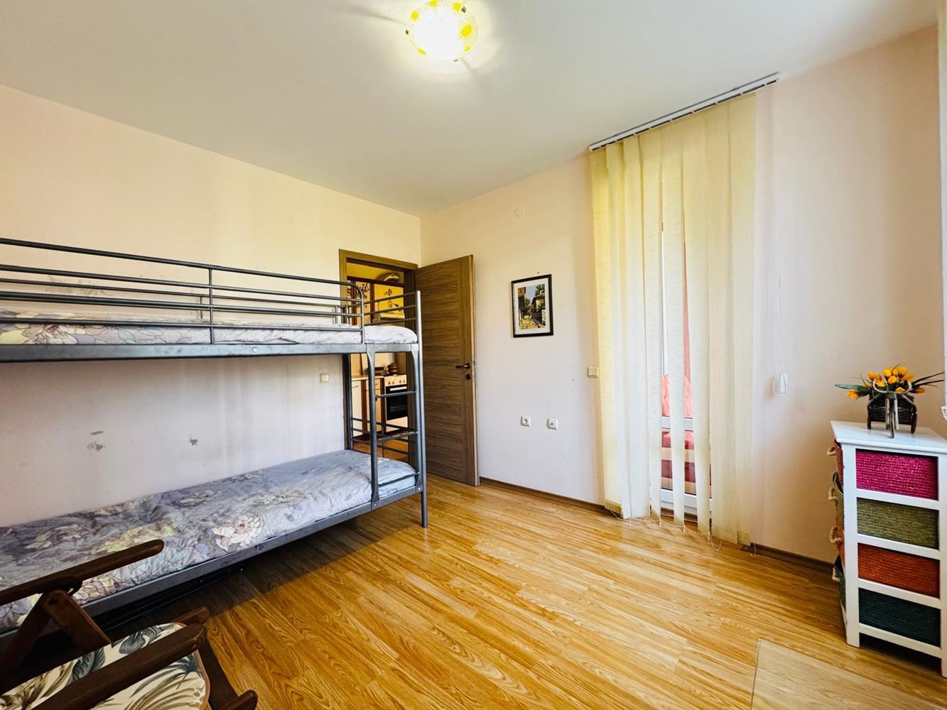 Przytulny apartament z dwiema sypialniami na parterze w Słonecznym Brzegu – doskonała inwestycja blisko aquaparku i morza