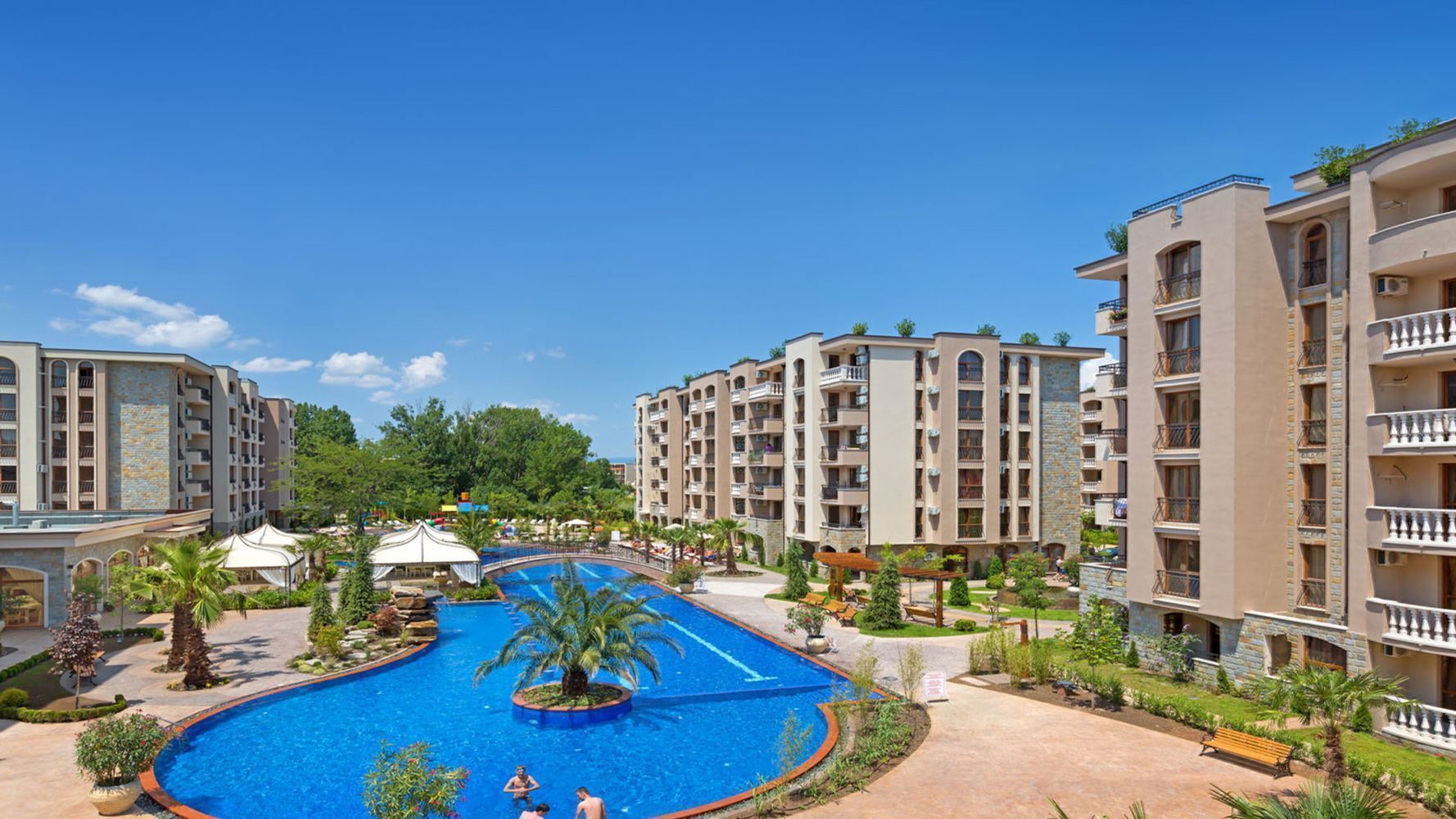 Studio w prestiżowym kompleksie w Słonecznym Brzegu – w pełni umeblowane i gotowe do użytku