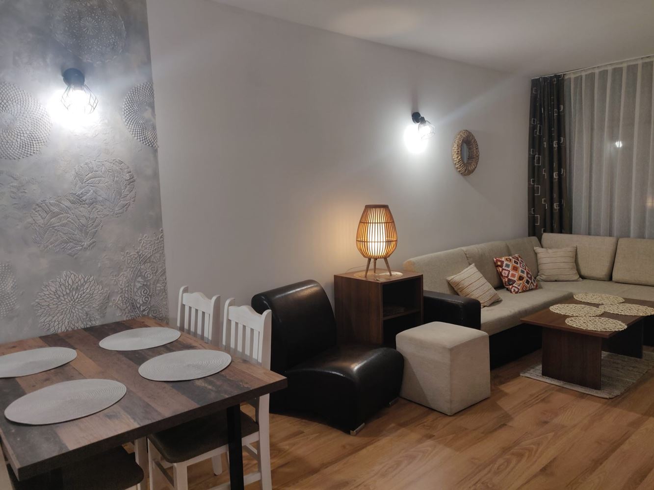 Przestronny apartament z jedną sypialnią i częściowym widokiem na morze – Słoneczny Brzeg, 100 m od plaży