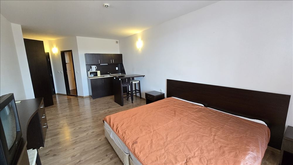 Eleganckie studio w elitarnym kompleksie w Sarafowie – zaledwie kilka kroków od plaży, luksus, SPA i basen tuż przed Tobą