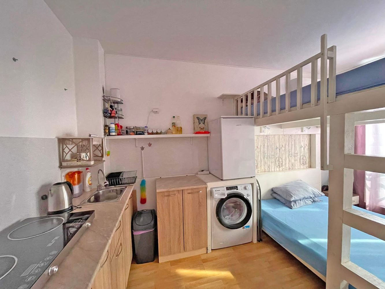 Studio w zadbanym kompleksie w pobliżu Słonecznego Brzegu z basenem, parkingiem i zapleczem sportowym