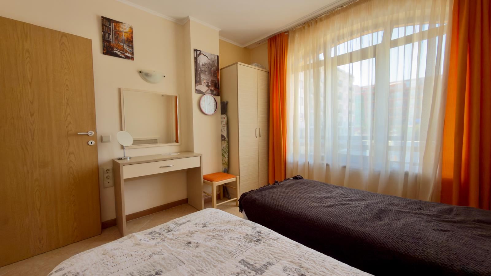 Przestronny apartament z dwiema sypialniami w luksusowym kompleksie w Słonecznym Brzegu