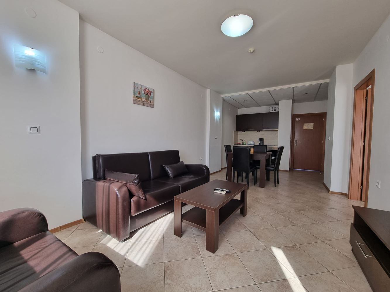 Przestronny apartament z jedną sypialnią 200 metrów od plaży w Słonecznym Brzegu