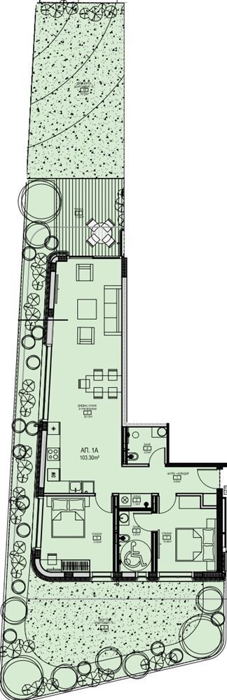 Apartament z dwiema sypialniami przy pierwszej linii morza w Kraimorie, Burgas