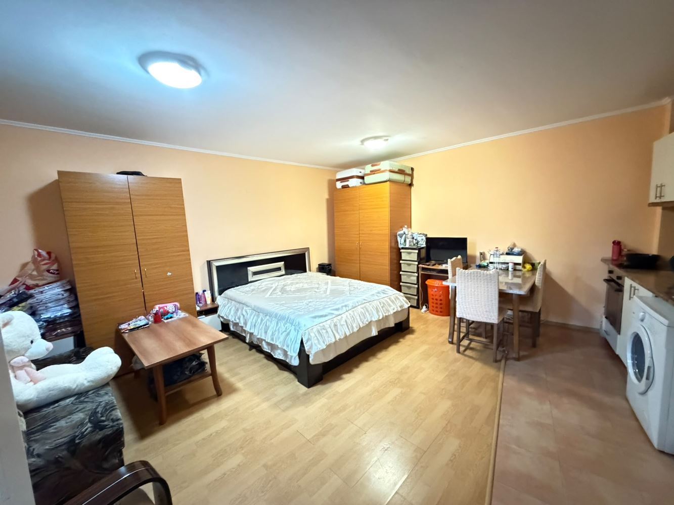 100 metrów od morza – przytulny apartament z jedną sypialnią i widokiem na spokojną część kompleksu