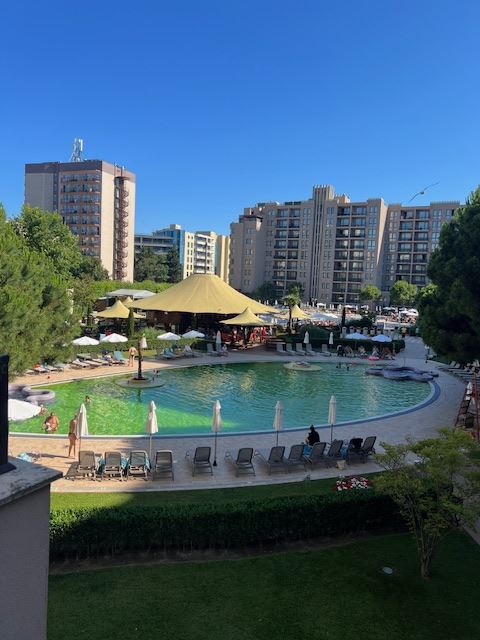 Przestronne studio w luksusowym kompleksie, zaledwie 50 m od plaży w Słonecznym Brzegu