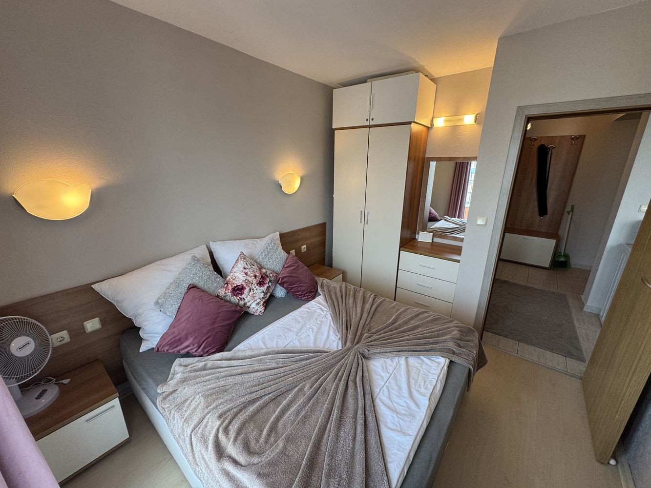 Apartament z jedną sypialnią i panoramicznym widokiem w sercu Słonecznego Brzegu