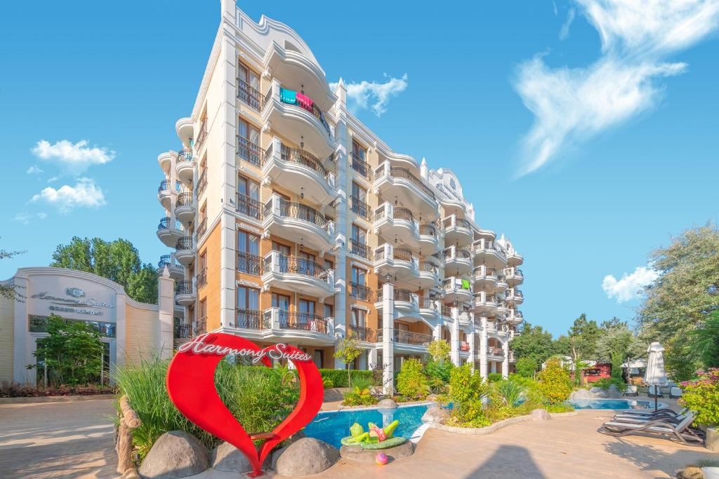 Apartament z jedną sypialnią z widokiem na park i basen w prestiżowym kompleksie w Słonecznym Brzegu