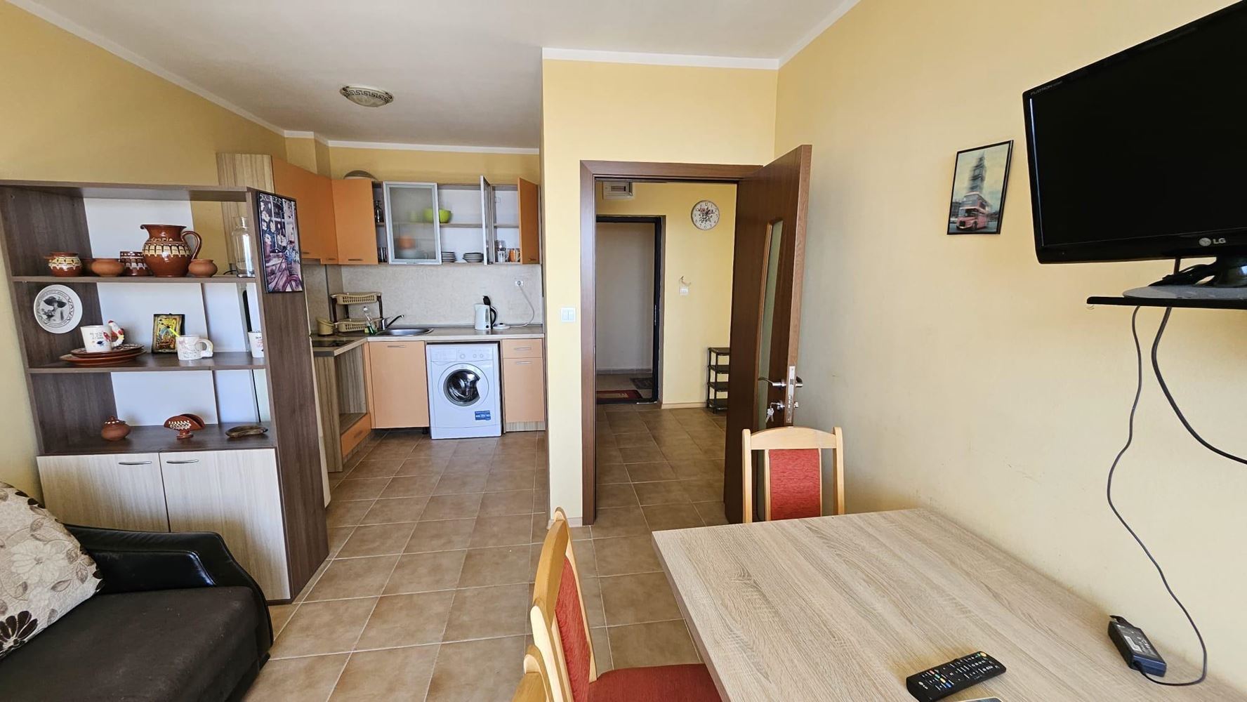 Mieszkanie z jedną sypialnią i panoramicznym widokiem na morze w Sveti Vlas