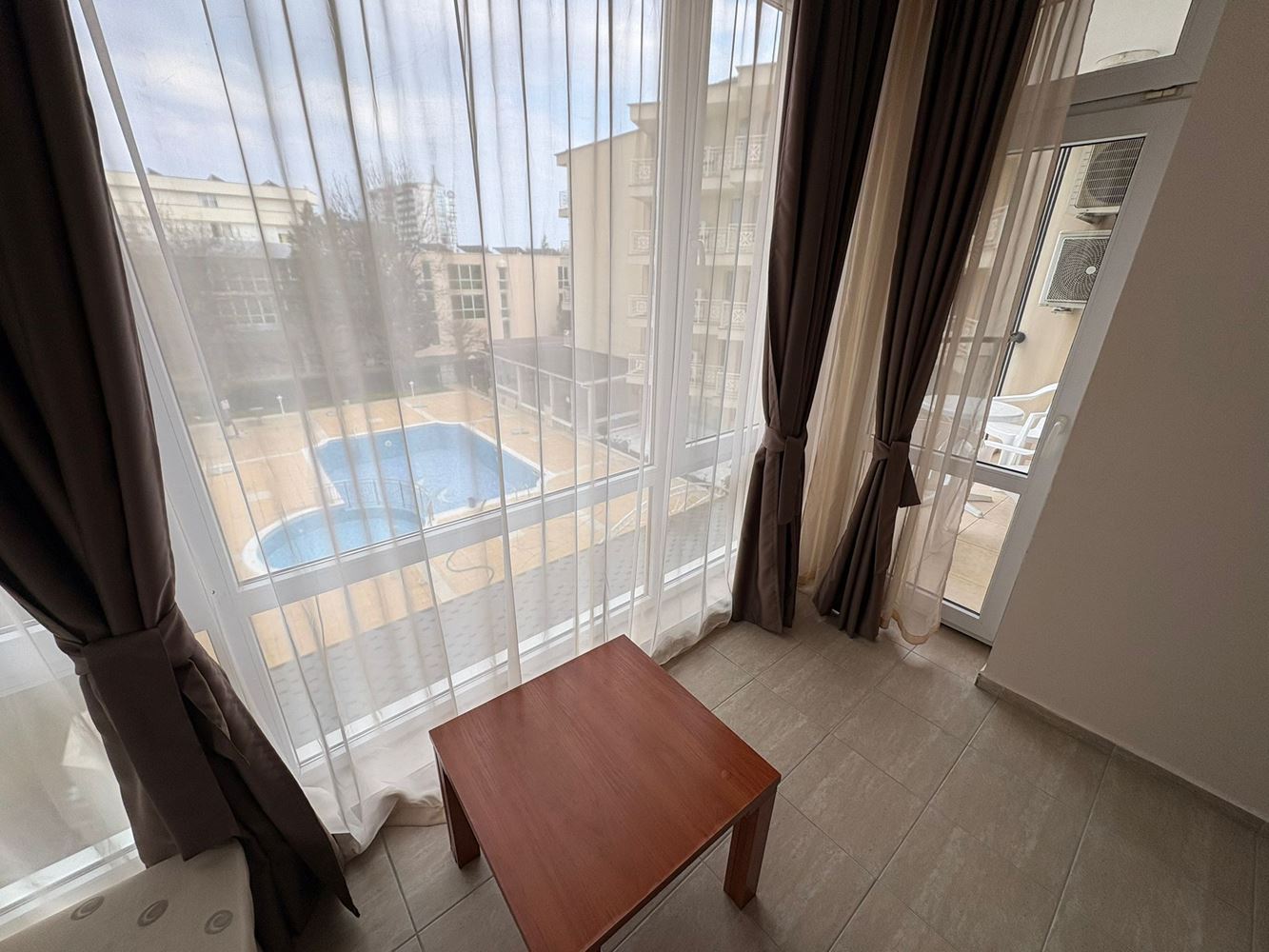 Apartament z dwiema sypialniami 300 metrów od plaży w centrum Słonecznego Brzegu