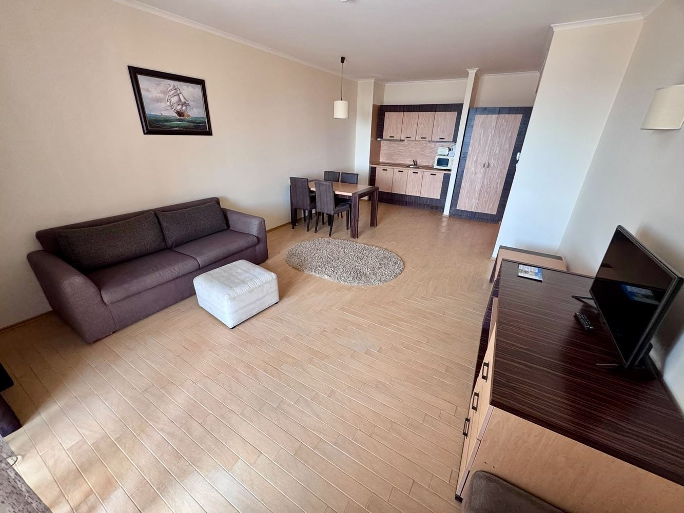 Apartament z jedną sypialnią w pierwszej linii z panoramicznym widokiem na morze w Słonecznym Brzegu