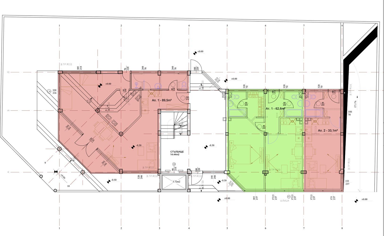 Przestronne mieszkanie z jedną sypialnią w cichej i atrakcyjnej lokalizacji w Ravdzie