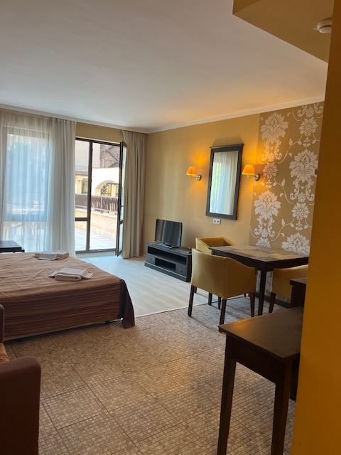 Przestronne studio w luksusowym kompleksie, zaledwie 50 m od plaży w Słonecznym Brzegu