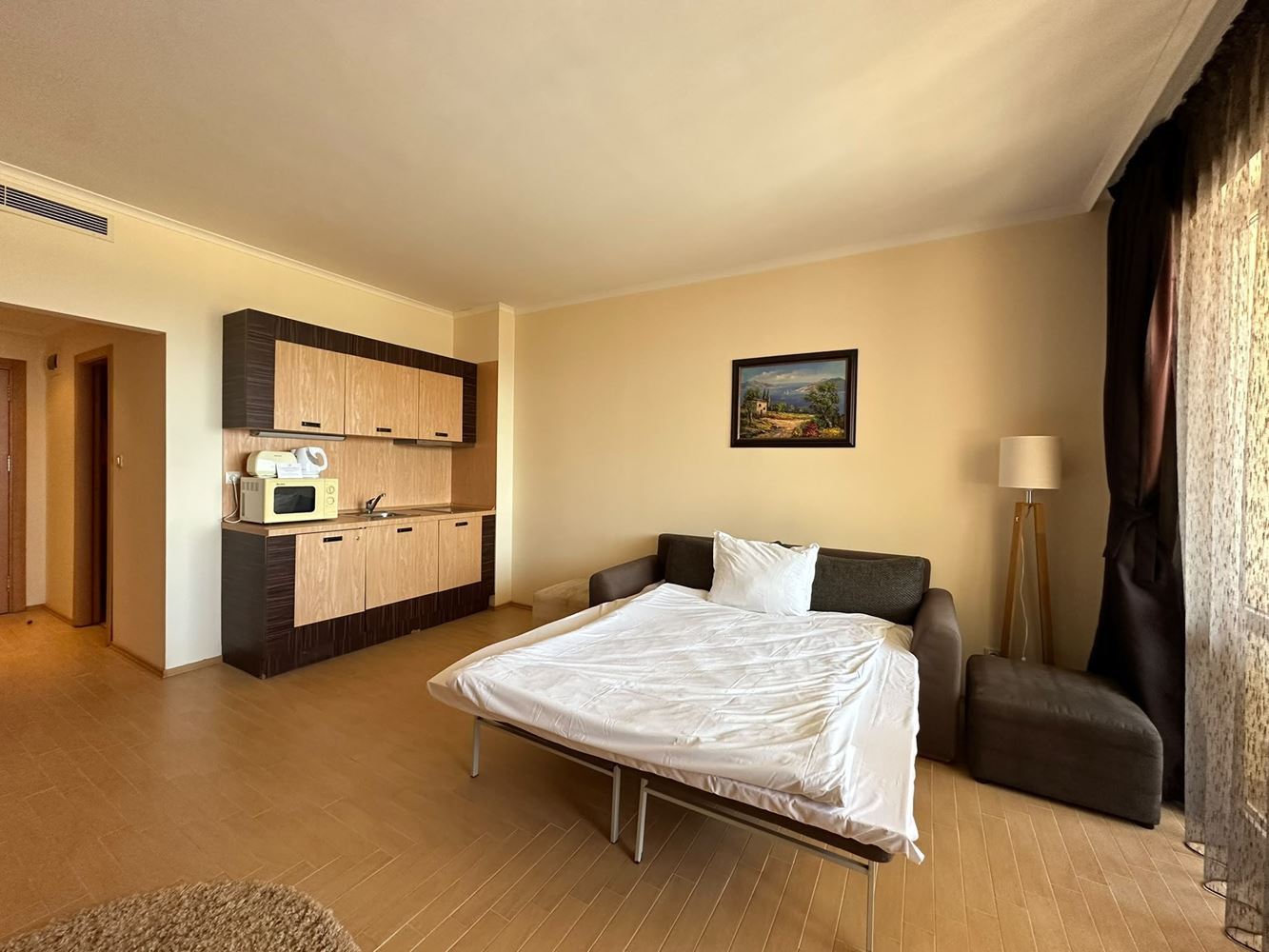Apartament z imponującą panoramą morza w pierwszej linii w Słonecznym Brzegu