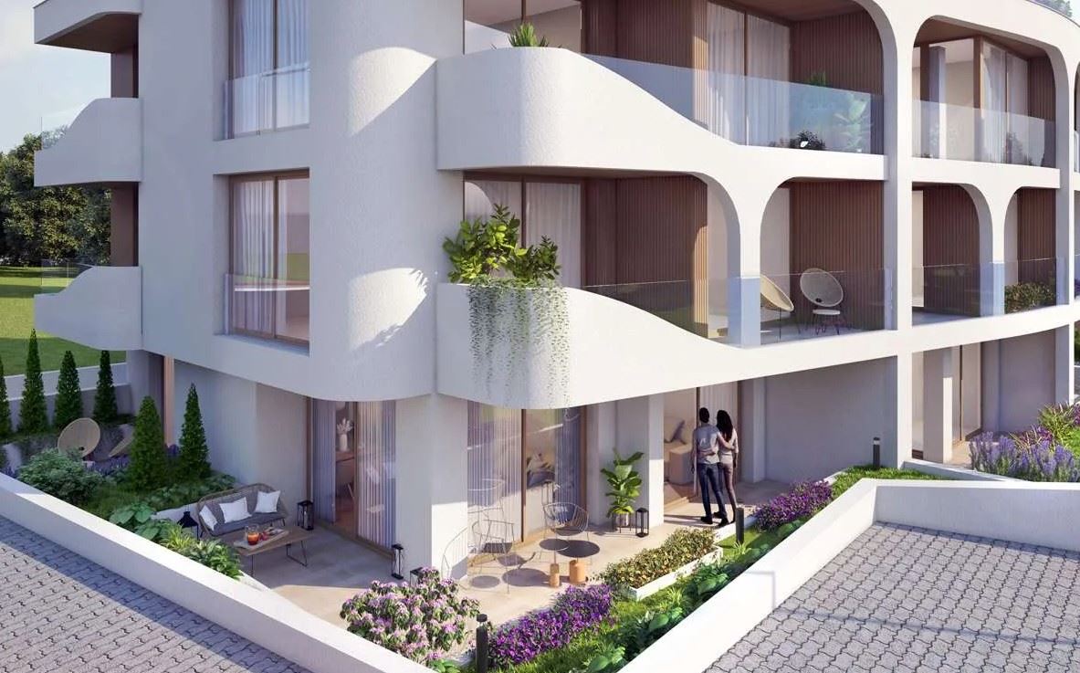 Nowy apartament z jedną sypialnią i prywatnym ogródkiem – nowoczesne wnętrze, które urządzisz po swojemu