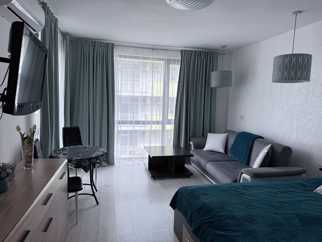 Przytulne studio blisko morza w Słonecznym Brzegu – doskonała inwestycja i komfort do całorocznego użytkowania