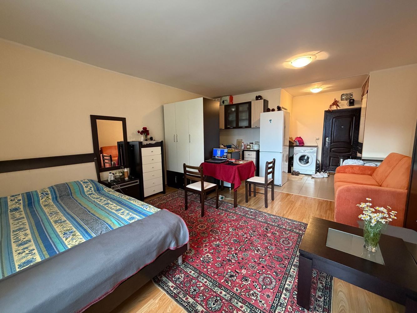 Przestronne, w pełni umeblowane studio w dzielnicy Czerno More, Nesebyr