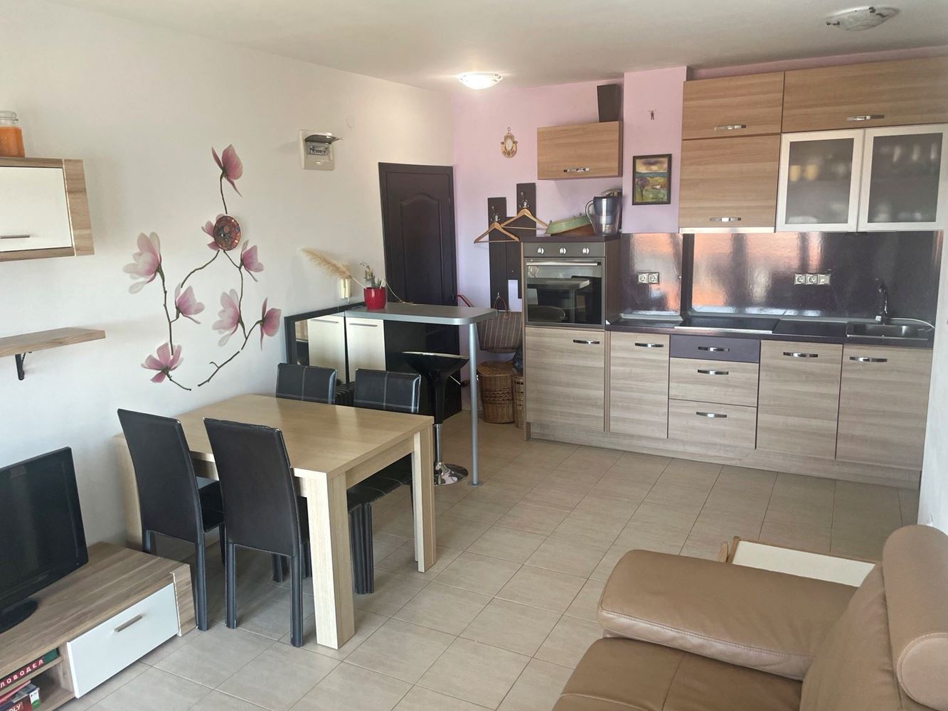Przestronny apartament z widokiem na morze w Świętym Własie