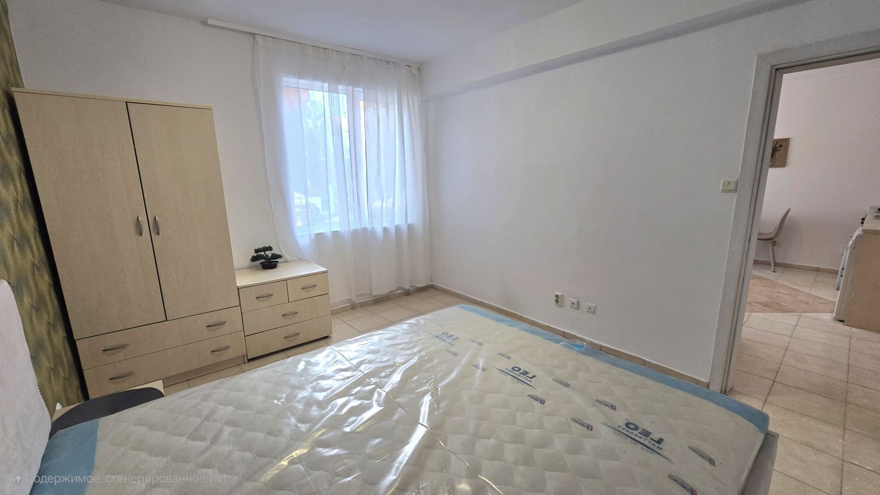 Apartament z dwiema sypialniami, ekspozycją południową i widokiem na basen w Słonecznym Brzegu