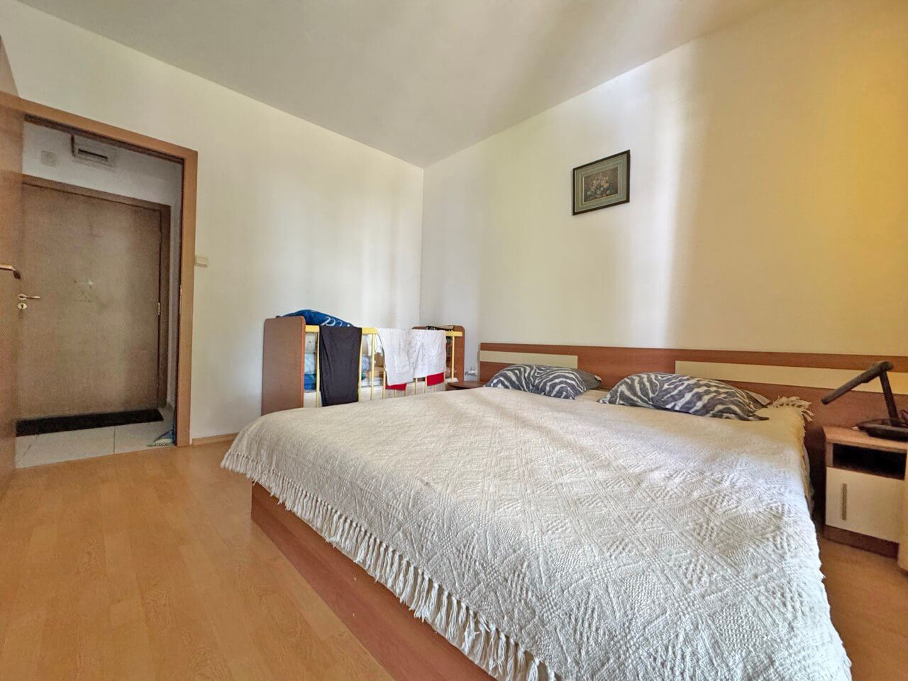 Apartament z jedną sypialnią z widokiem na basen, 100 m od plaży w Słonecznym Brzegu
