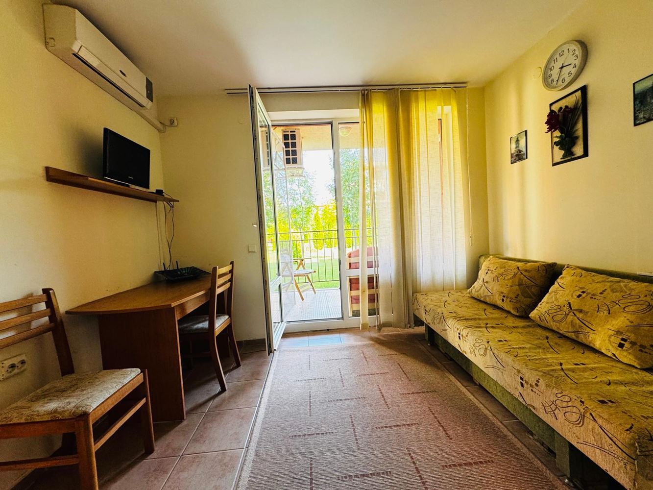 Przytulny apartament z dwiema sypialniami na parterze w Słonecznym Brzegu – doskonała inwestycja blisko aquaparku i morza